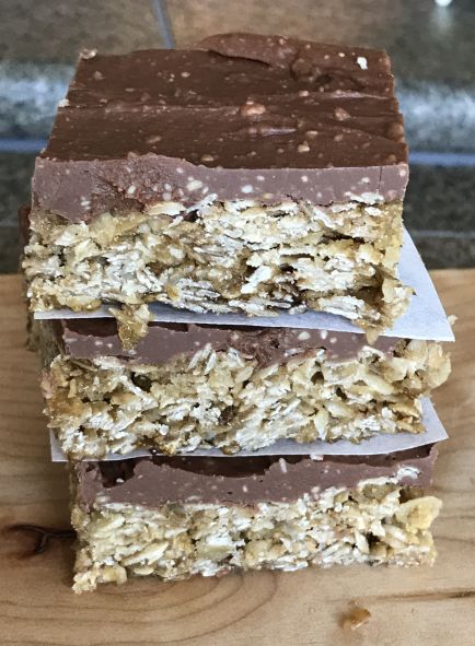 Chocolate Oatmeal Peanut Butter Bars