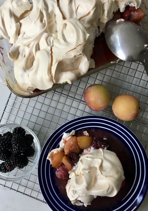 Plum Berry Meringue