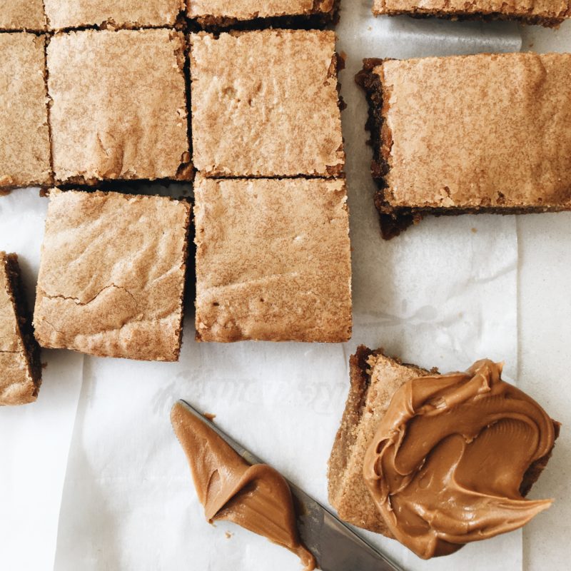 Cookie Butter Blondies